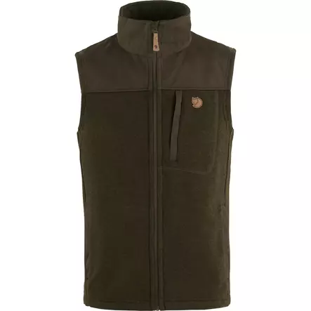 Fjällräven Buck Fleece Vest M Dark Olive - Mellomjakker - 7392158940370 - 1