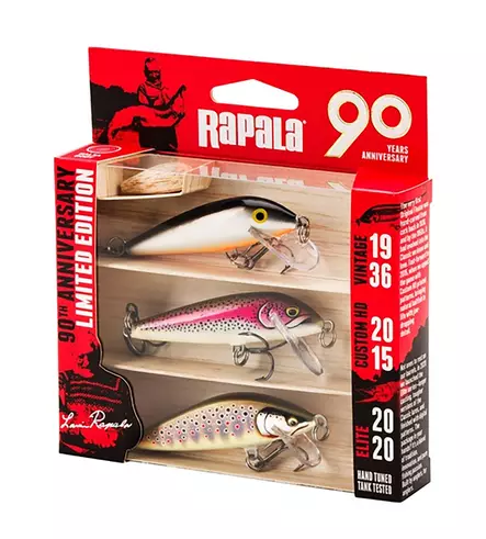 Rapala 90 Years Countdown Mid Natural - Beitesortimenter - 022677373430 - 1
