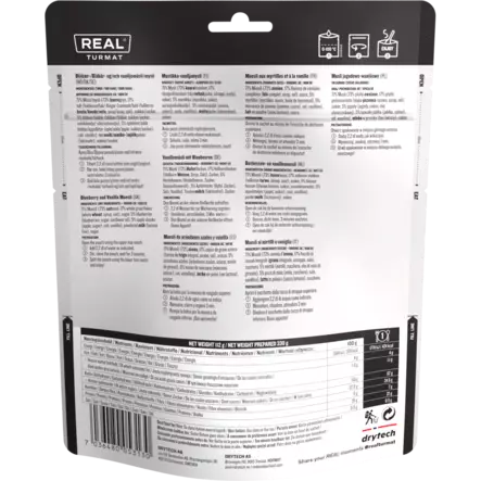 Real Turmat Blueberry and Vanilla Muesli - Campingmatte - 7036480053130 - 3