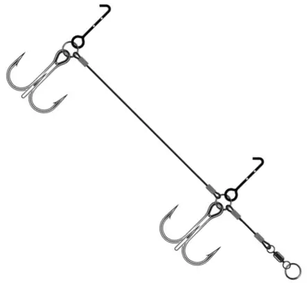 VMC Pike Rig Stinger 1kpl - Grunt rigg oc tilbehør - 3359228765060 - 1
