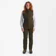 Deerhunter Lady Eagle Fleece Waistcoat Tarmac Green - Damejaktjakker - 5702827225400 - 5