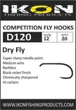 Ikon D120 Barbless Dry Fly - Hullingløs - 6430077070110 - 1