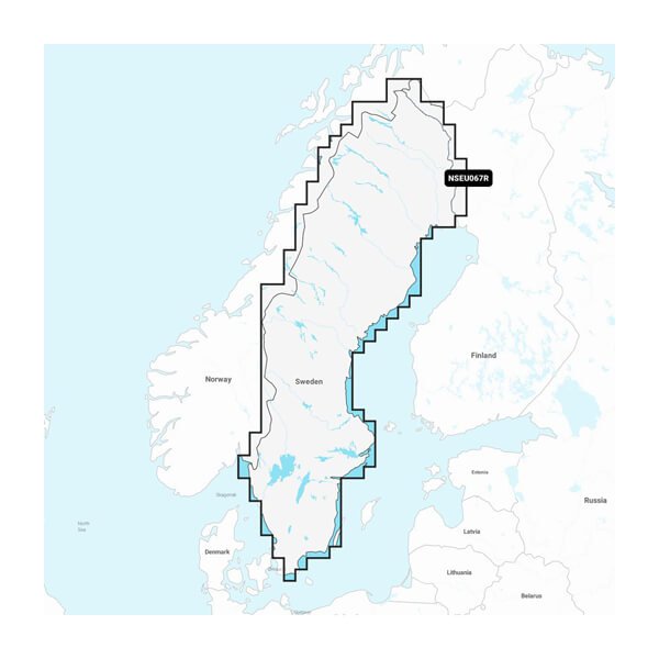 Garmin Navionics+ Sweden, Lakes & Rivers - Kart - 010-C1262-20 - 1