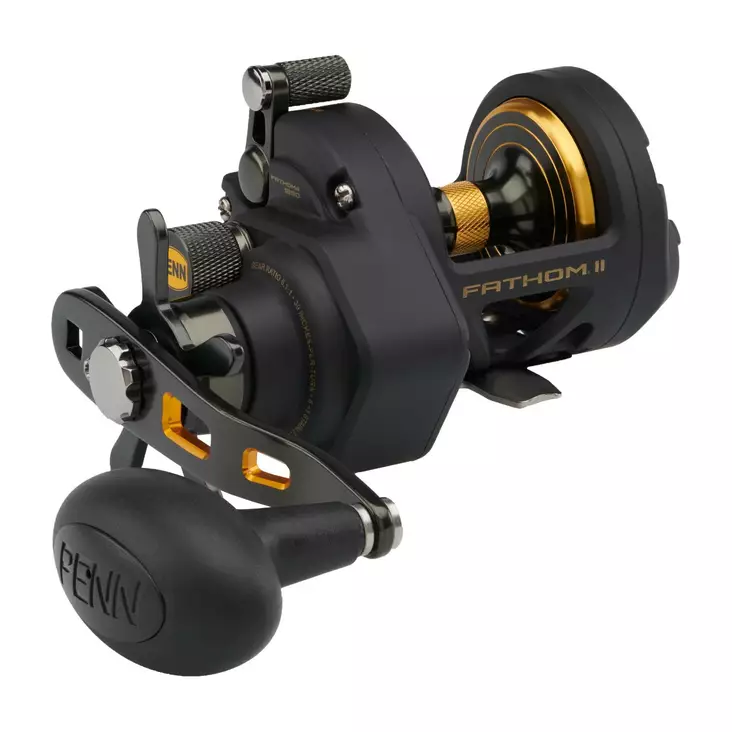 Penn Fathom II 12 Star Drag - Trolling- & spakbremsesneller - 031324046320 - 1