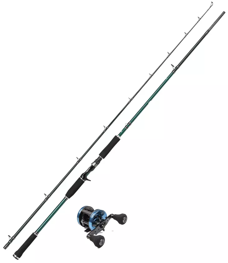 Abu Garcia Beast X 7'9" 50-90g ja Abu Garcia Ambassadeur 5601 Beast HD PM Special - Abu Garcia -spinnestang - 0701202310 - 1