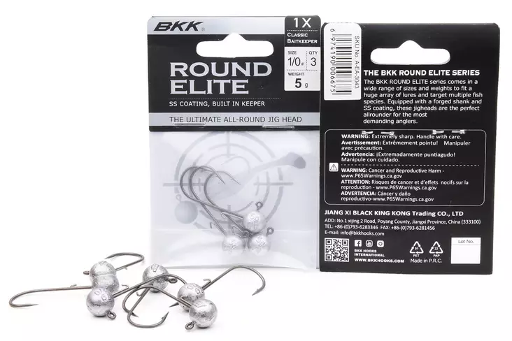 BKK Round Elite-Classic 12g 3pcs - Jiggskaller - 6941780904680 - 1