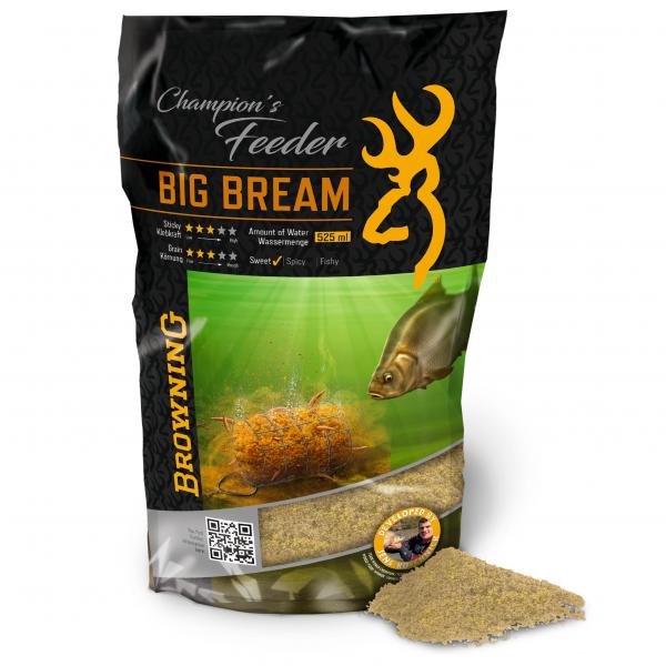Browning Champion's Feeder Mix Big Bream 1kg - Mesk & boilies - 4029569247400 - 1