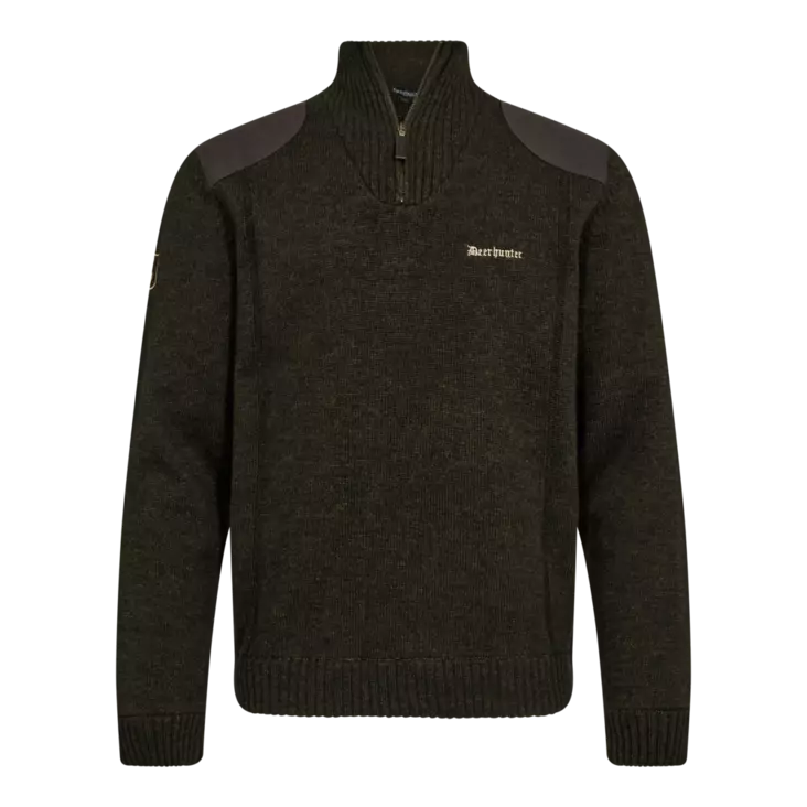 Deerhunter Finley ½-Zip Knit Ridgewood Melange - Jegertrøyer - 5702827248980 - 1