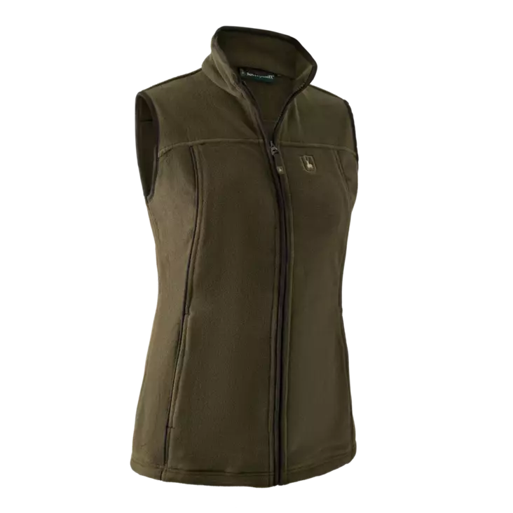 Deerhunter Lady Eagle Fleece Waistcoat Tarmac Green - Damejaktjakker - 5702827225400 - 1