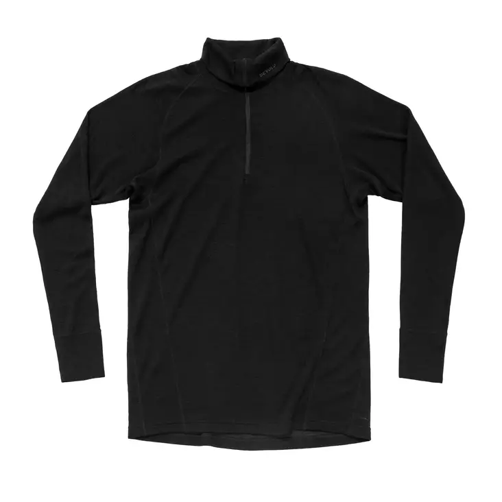 Devold Duo Active Merino 205 Zip Neck Men's Black - Undertrøyer - 7028567648780 - 1