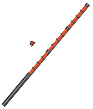 EasyHit Sport Shooting Bead 2,5mm Red - Fibersikten - 6410364605510 - 1