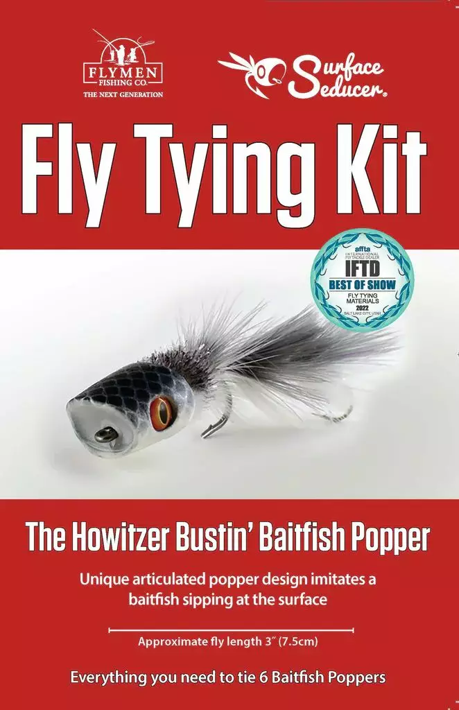 Flymen Fly Tying Kit Howitzer Popper - Bindesatser - 765855275170 - 1