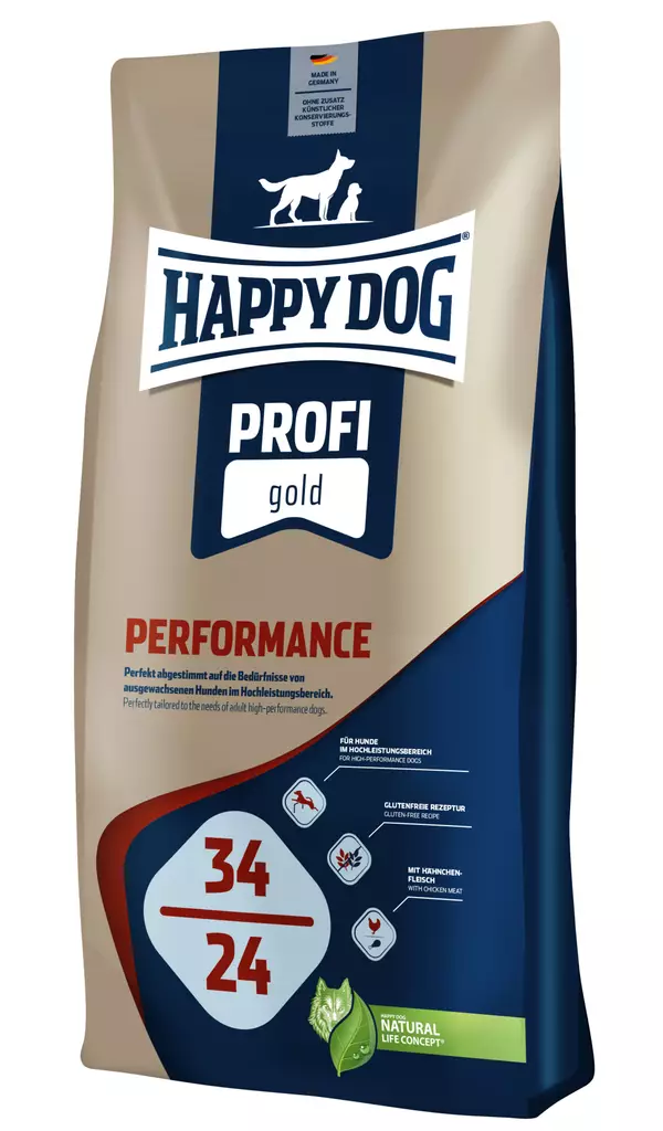 Happy Dog Profi Line Gold Performance - Happy Dog Profi Line hundefôr - 4001967120950 - 1