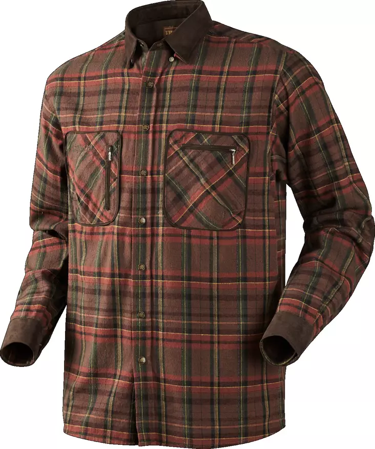 Härkila Pajala Shirt Red Checkered - Jegertrøyer - 5707335111870 - 1