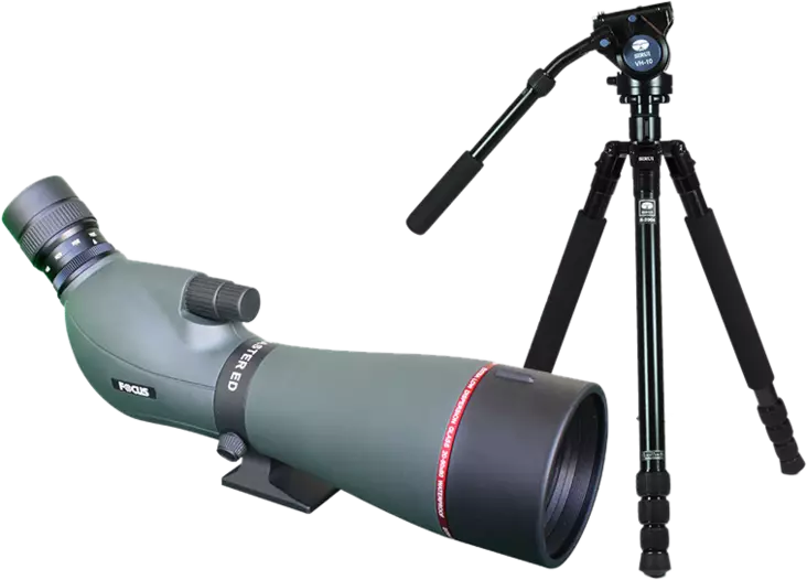 Kit Focus Viewmaster ED 20-60x80, with Sirui R2004+VH10 - Teleskop - 7391879050900 - 1
