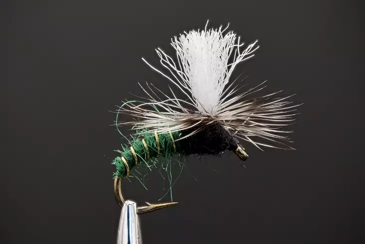 Klinkhamer Green Salmon Dry Fly - Andre laksefluer - 8859202531100 - 1