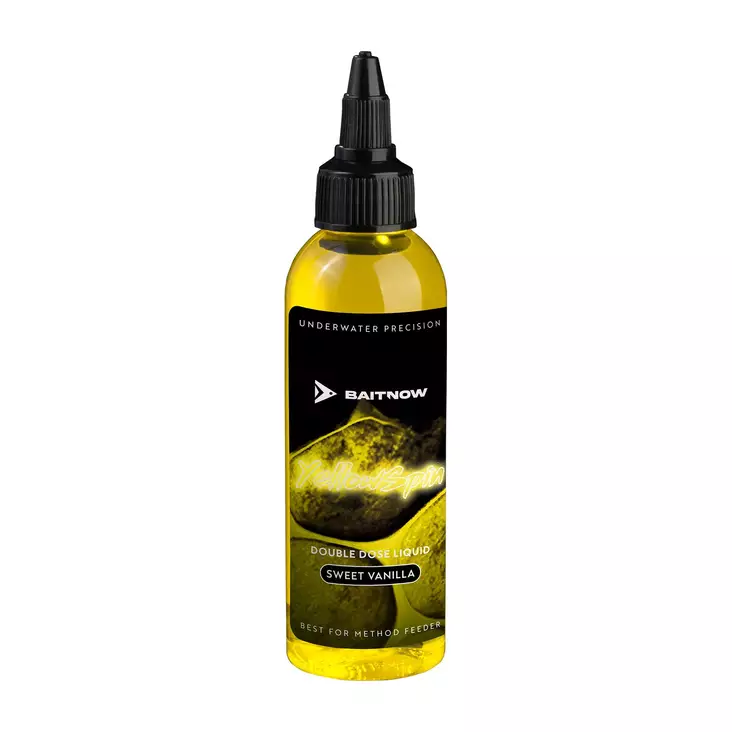 Mikado BaitNow Double Dose Yellow Spin 100ml - Smaksstoffer & flytende lokkestoffer - 5900637153450 - 1