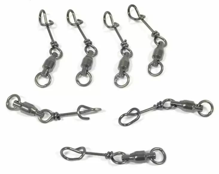 Mustad Fastach Clip BB #2 7kpl - Lås og svivel - 023534424210 - 1