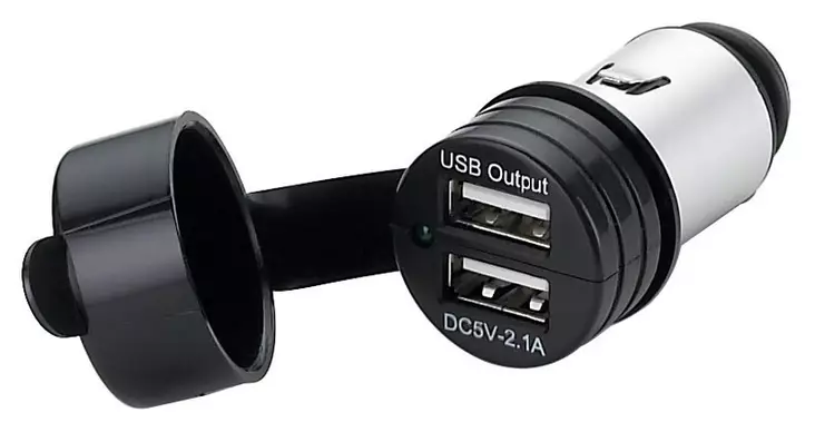 Osculati Double USB Plug - Batterier og elektrisk tilbehør - 8033137057380 - 1