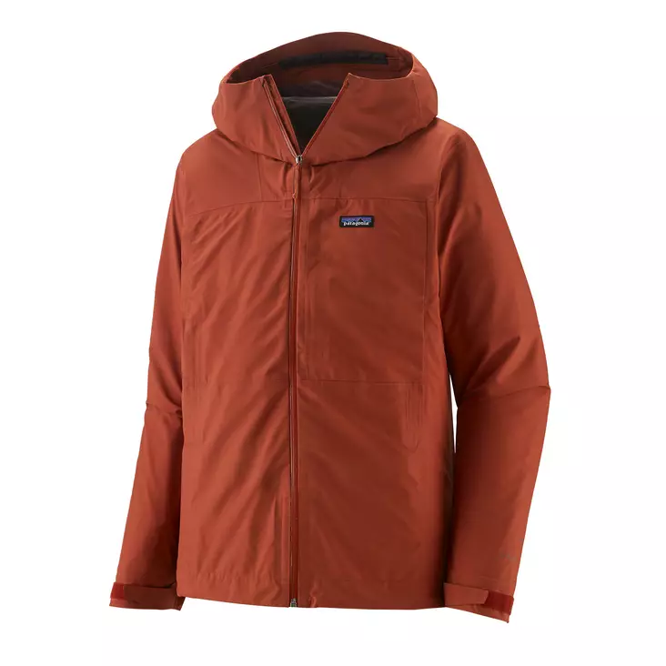 Patagonia M's Boulder Fork Rain Jacket Burnished Red - Skalljakker herrer - 196924395350 - 1