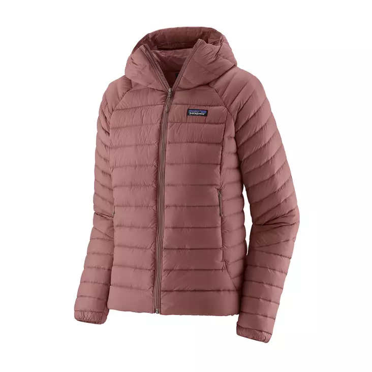 Patagonia W's Down Sweater Hoody Dulse Mauve - Dunjakker damer - 196924695740 - 1