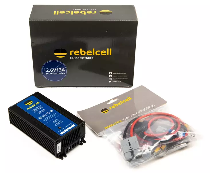 Rebelcell Range Extender 12.6V/13A - Batterilader - 7106623691700 - 4