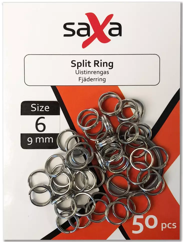 Saxa Split Ring 50pcs - Splittringer - splitring250 - 1