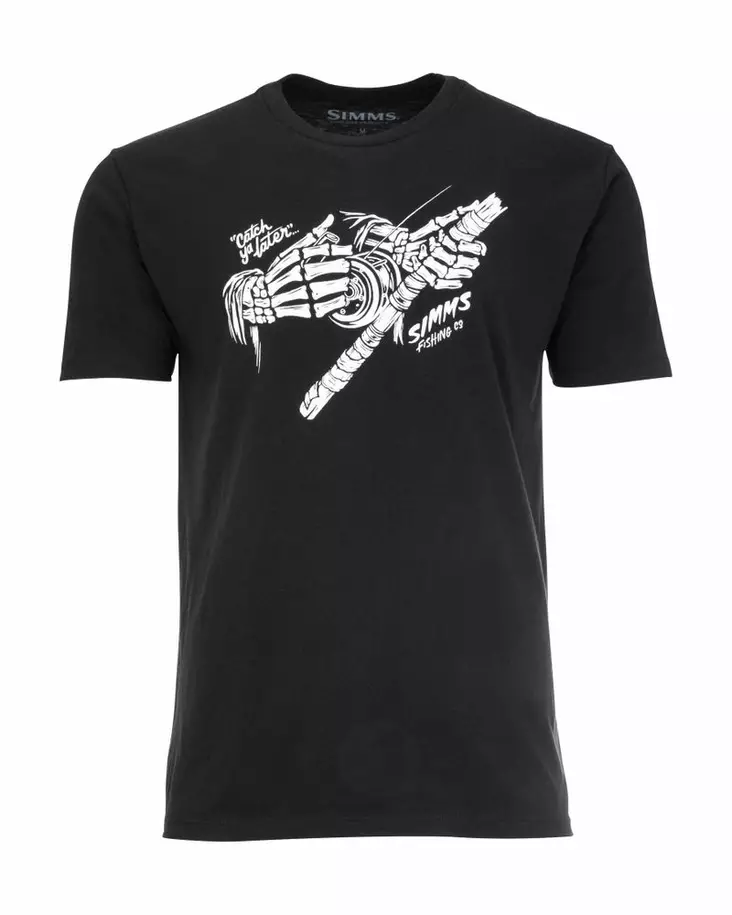 Simms Grim Reeler T-Shirt Black - T-skjorter - 694264572740 - 1