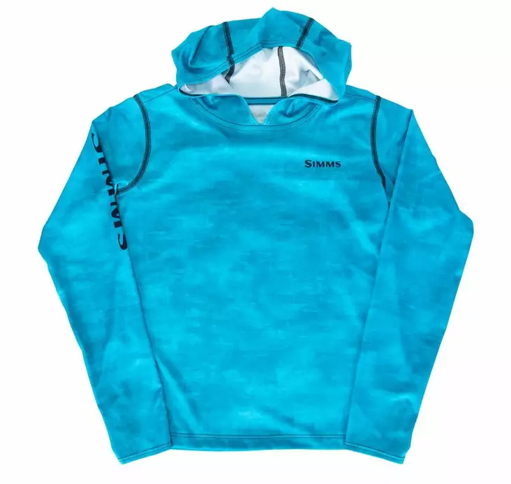Simms Kid's Solar Tech Hoody Daze Camo Pool - Hettegensere - 694264567210 - 2