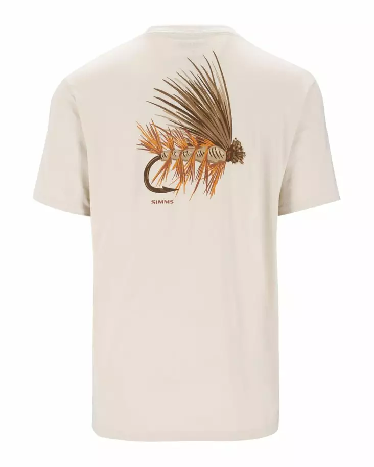 Simms Let It Fly T-Shirt Natural - T-skjorter herre - 694264678800 - 2