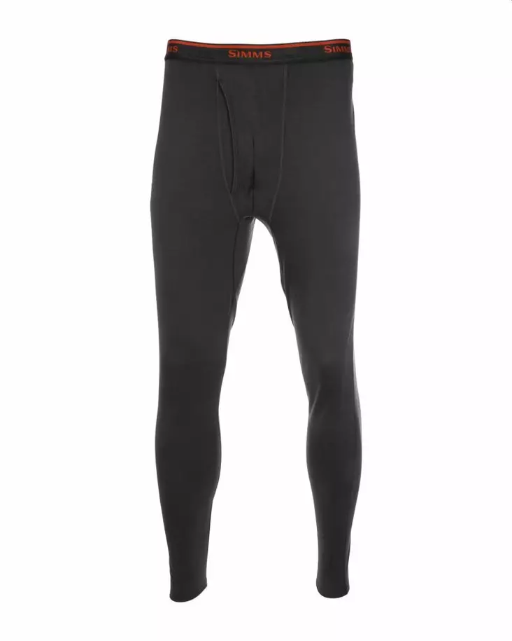 Simms Lightweight Baselayer Bottom Carbon - Underbukser - 694264549520 - 1