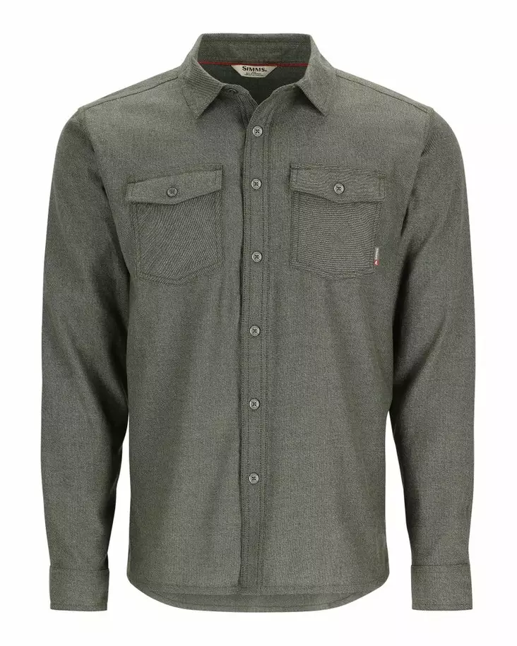 Simms Shoal Flannel Shirt Riffle Green - Skjorter - 694264627570 - 2
