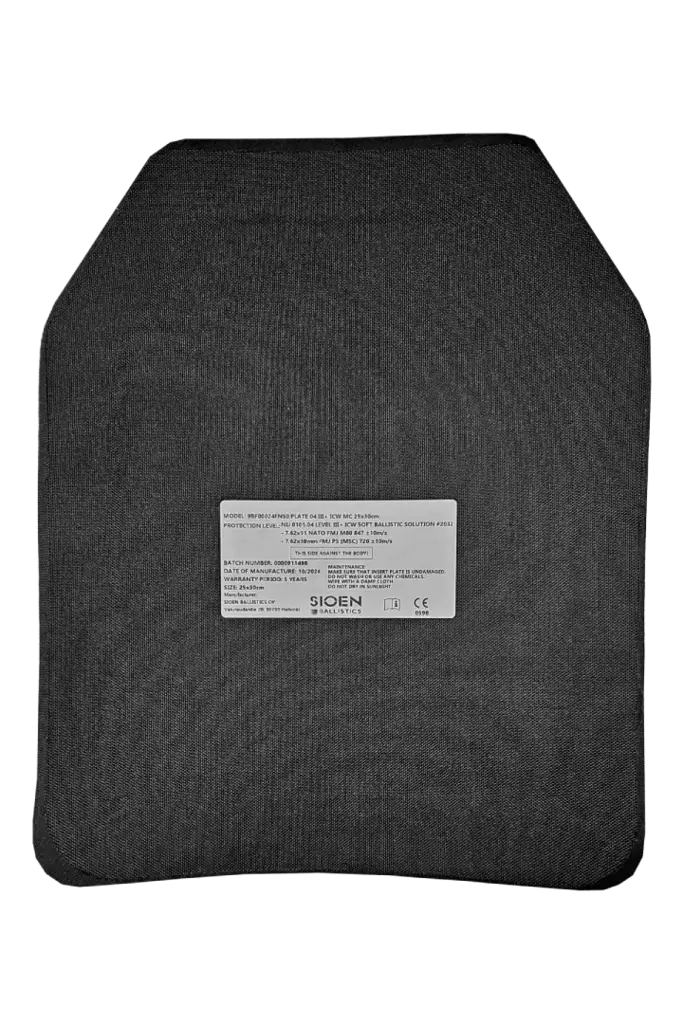 Sioen Ballistics RESTAC NIJ III+ ICW 25x30cm - Ballistiske plater - 9BF00024FNS0 - 1