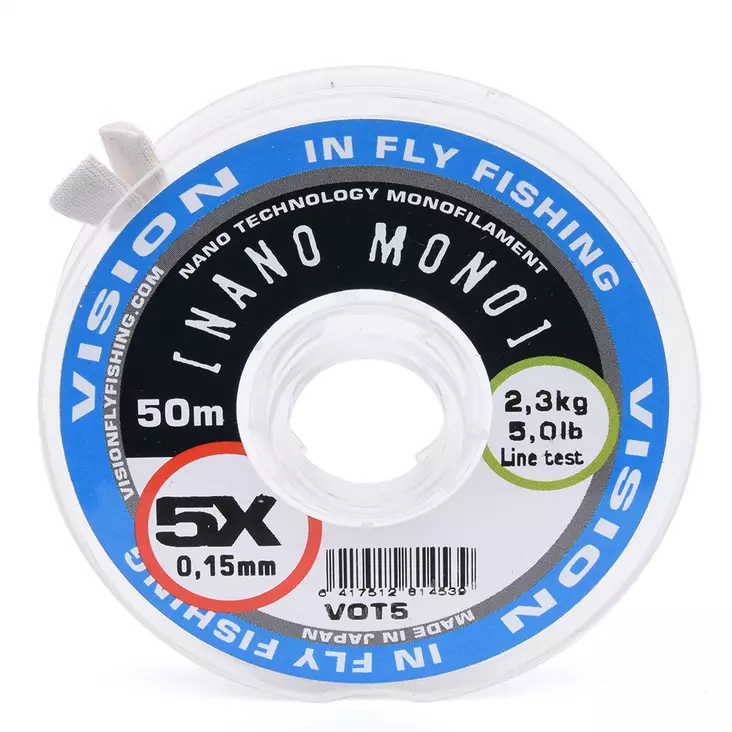 Vision Nano Mono Tippet - Nylon fortommateriell - 6417512814560 - 3