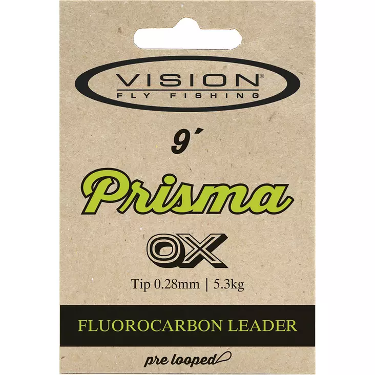 Vision Prisma Fluorocarbon Leader 9' - Avsmalnende Fluorkarbon-fortommer - 6417512826358 - 1