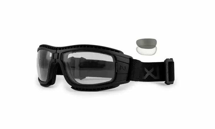 Wiley X WX Lynx Grey & Clear - Matte Black - Skyteglass - 712316022880 - 1