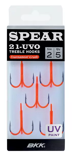 BKK Spear-21 UVO Treble Fl. Orange - Kroker - 6970595283581 - 1