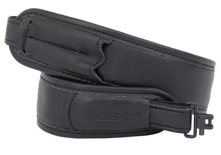Blaser Leather Gun Sling Black - Våpenremmer - 80410831 - 1