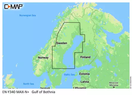 C-MAP LOC-Y340 Gulf Of Bothnia - Kart - 9420024192801 - 1