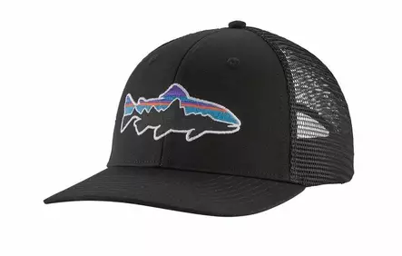 Patagonia Fitz Roy Trout Trucker Black - Lastebilsjåfører - 192964419261 - 2