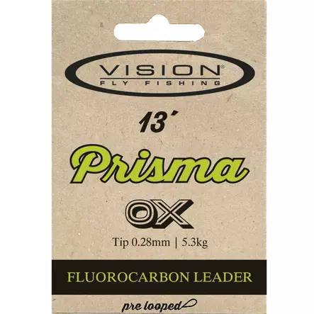 Vision Prisma Fluorocarbon Leader 13' - Avsmalnende Fluorkarbon-fortommer - 6417512838641 - 1