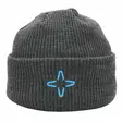 AAVA Nordic Star Grey Knitted Beanie - Luer - 6417512844901 - 1