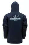 Grundens Logo Boat Hoodie Dark Navy - Hettegensere - 0840316314091 - 2