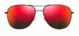 Maui Jim Cliff House - Gloss Black Frame with Hawaii Lava Lens - Plastlinser - 603429069421 - 2