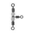 Mikado Roller Swivel Triple with Beads - Svivler & hurtigkoblinger - 5900637148401 - 2