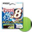 Owner Kizuna 8-Braid 0,12mm Sup.Chart - Flätlinor - 4953873484407 - 2