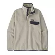 Patagonia M´s Lightweight Synch Snap-T Pullover Oatmeal Heather w/New Navy - Fleecegensere - 199346618441 - 1