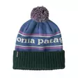 Patagonia Powder Town Beanie Park Stripe: Barnacle Blue - Luer - 198077131601 - 1