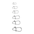 Savage Gear Salt Round Snaps XXXS - Låser, klips & splittringer - 5706301773241 - 1