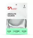 SA Absolute Salmon Leader 15ft - Avsmalnende Nylon-fortommer - 840309138581 - 1
